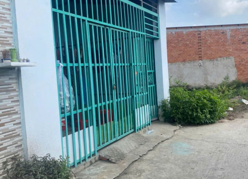 Nhà có 4 phòng trọ tại ấp 5, Đức Hoà Đông – mặt trước nhà